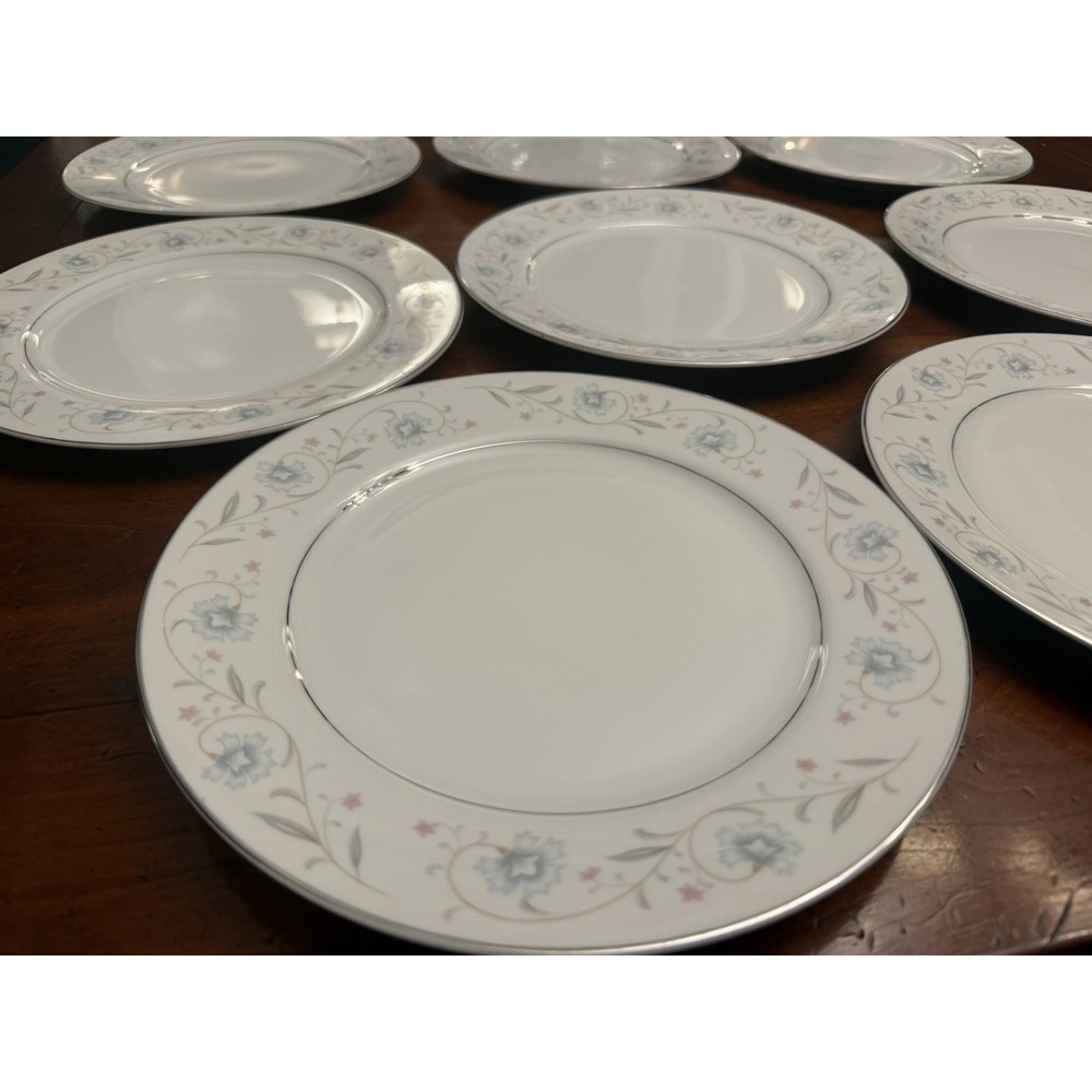 Vintage Fine China of Japan English Garden #1221 Dinner Plates Lot of 11